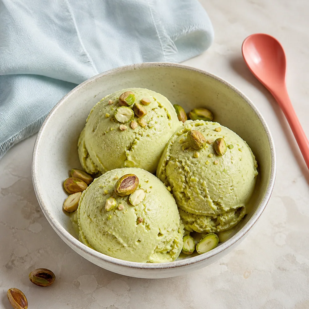 Gelato pistache maison